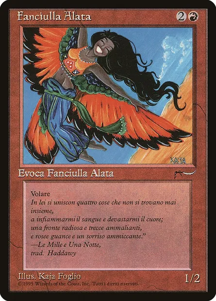 Bird Maiden, Magic card RIN 72 — Rinascimento set