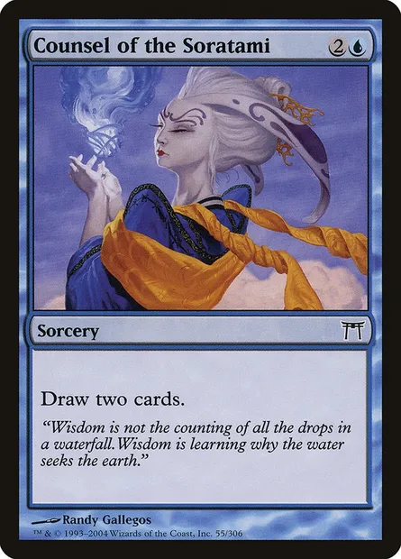 Conseil des soratami, carte Magic CHK 55 — extension Guerriers de Kamigawa