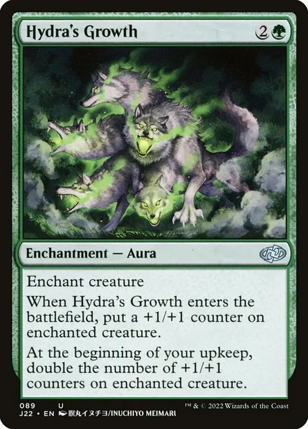 Hydra's Growth, Magic card J22 89 — Jumpstart 2022 set