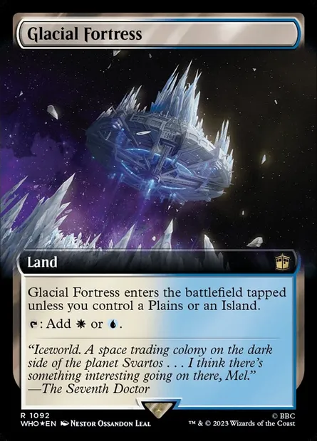Glacial Fortress, Magic card WHO 1092 — Doctor Who set
