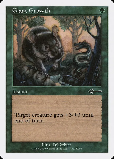 Croissance gigantesque, carte Magic BTD 57 — extension Beatdown Box Set