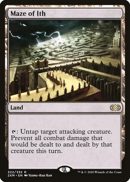 Maze of Ith, Magic card 2XM 322 — Double Masters set