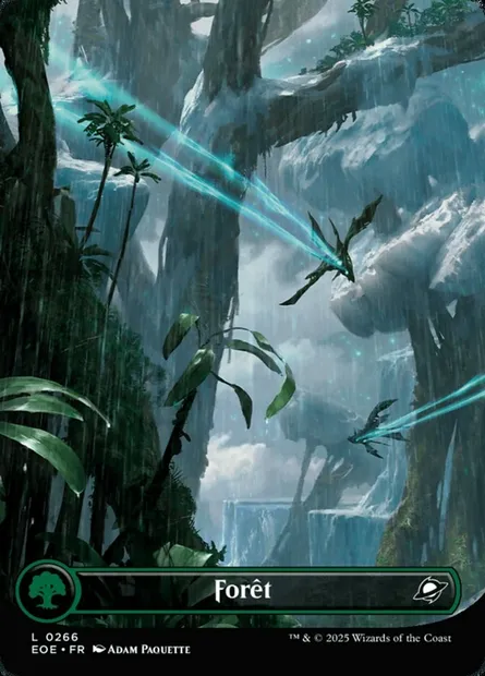 Forêt, carte Magic EOE 266 — extension Edge of Eternities
