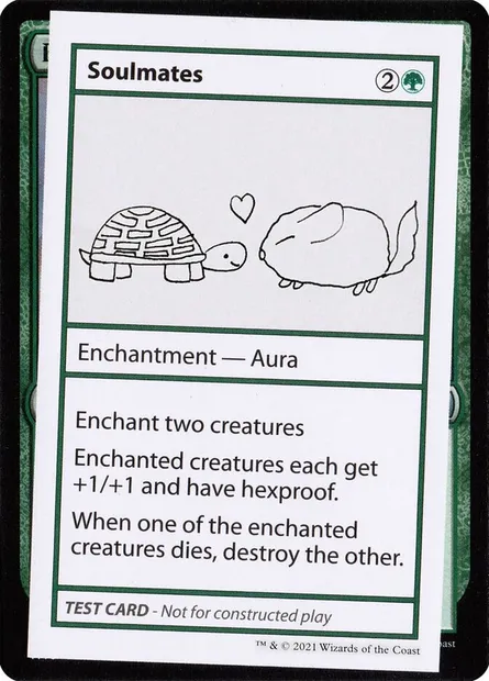 Soulmates, Magic card CMB2 84 — Mystery Booster Playtest Cards 2021 set