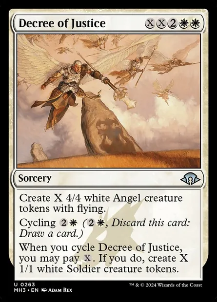 Decree of Justice, Magic card MH3 263 — Modern Horizons 3 set