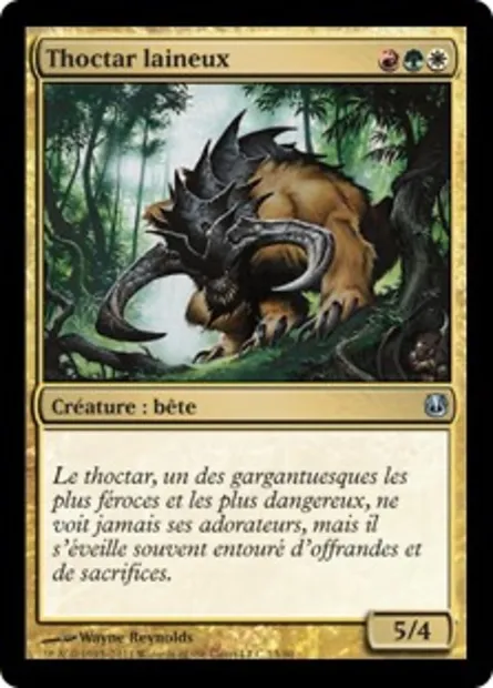 Thoctar laineux, carte Magic DDH 13 — extension Duel Decks: Ajani vs. Nicol Bolas