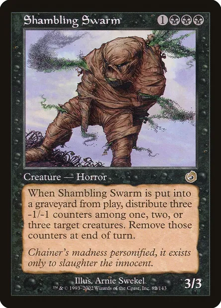 Shambling Swarm, Magic card TOR 82 — Torment set