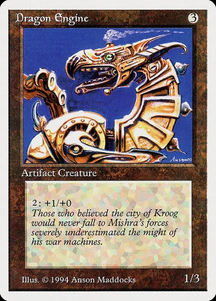 Dragon-machine, carte Magic SUM 246 — extension Summer Magic / Edgar