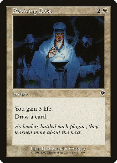 Dose revivifiante, carte Magic INV 31 — extension Invasion