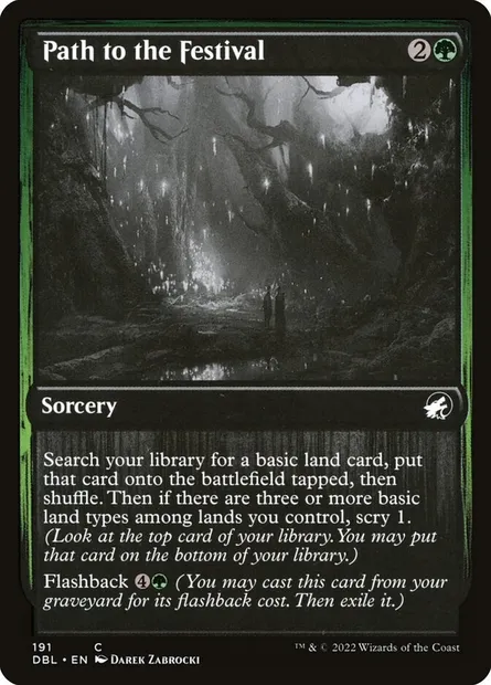 Chemin du Festival, carte Magic DBL 191 — extension Innistrad : Double Programme