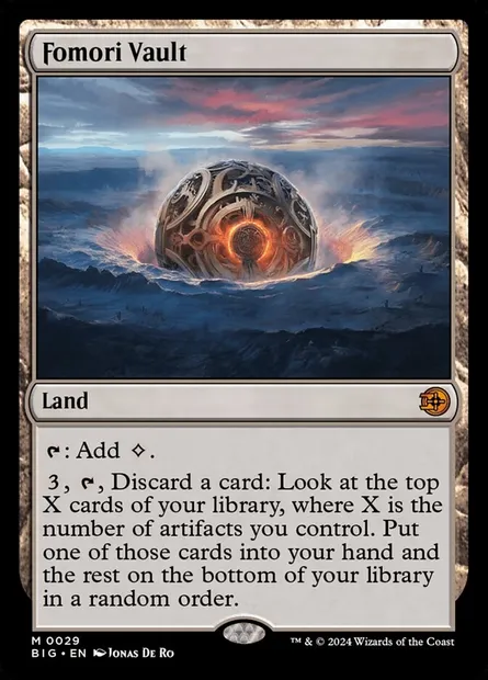 Fomori Vault, Magic card BIG 29 — The Big Score set