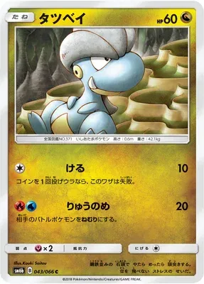 Bagon, Pokémon card SM6b 043 — Champion Road set