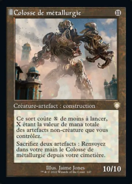 Colosse de métallurgie, carte Magic BRC 147 — extension The Brothers' War Commander