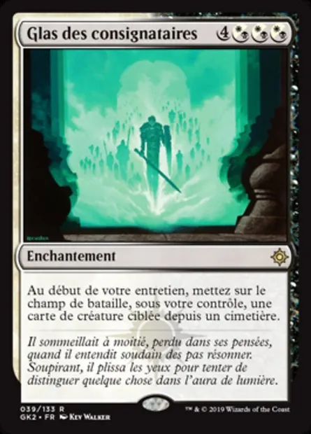 Glas des consignataires, carte Magic GK2 39 — extension RNA Guild Kit