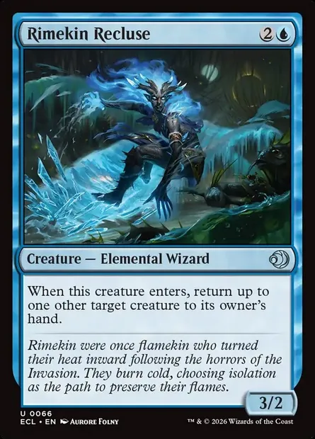 Rimekin Recluse, Magic card ECL 66 — Lorwyn Eclipsed set
