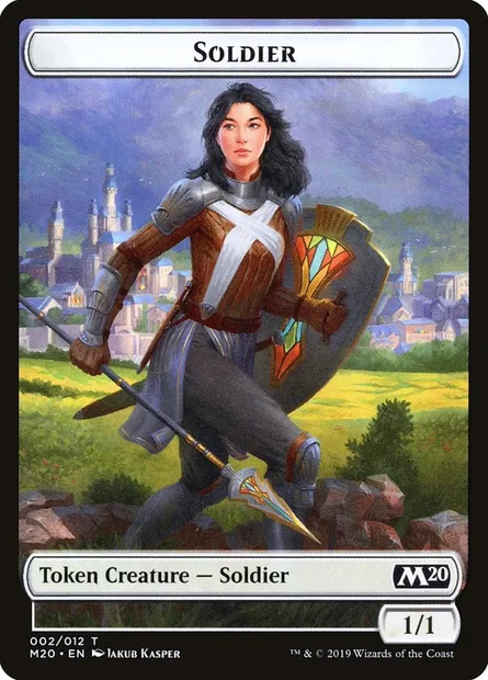 Soldier, Magic card TM20 2 — Core Set 2020 Tokens set