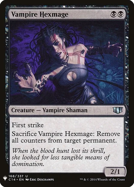 Vampire Hexmage, Magic card PLST C14-168 — The List set