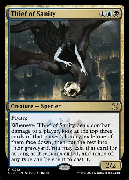 Thief of Sanity, Magic card CLU 212 — Ravnica: Clue Edition set