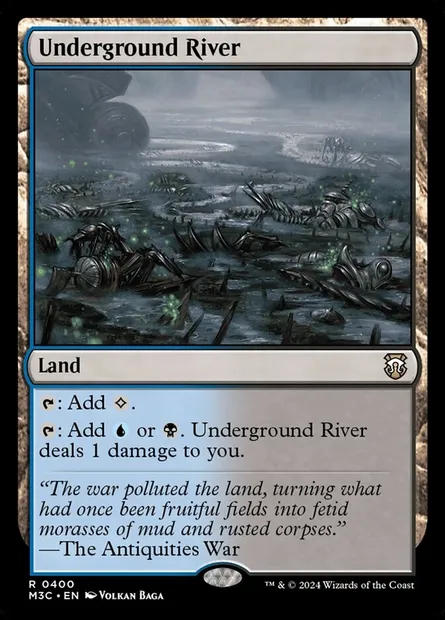 Underground River, Magic card M3C 400 — Modern Horizons 3 Commander set
