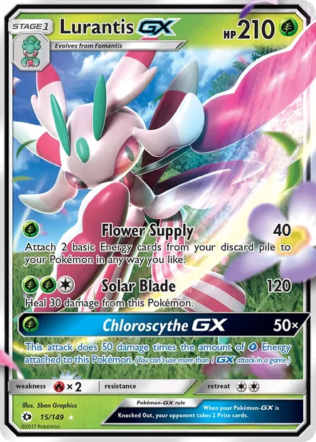 Lurantis GX, Pokémon card SUM 15 — Sun & Moon set