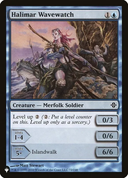 Halimar Wavewatch, Magic card PLST ROE-72 — The List set