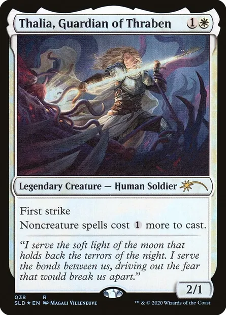 Thalia, Guardian of Thraben, Magic card SLD 38 — Secret Lair Drop set