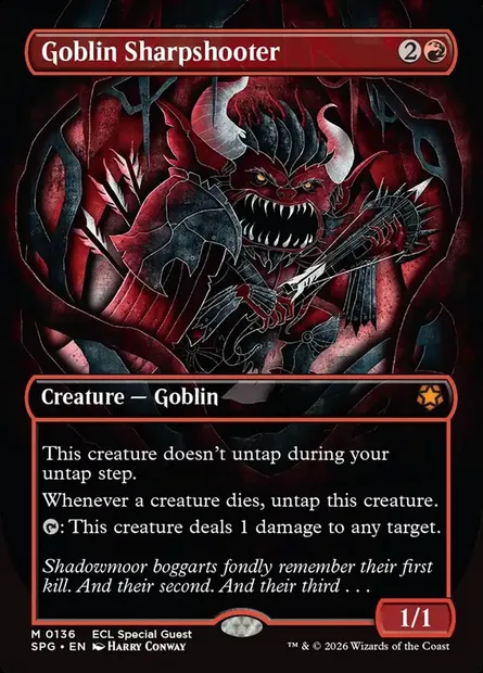 Goblin Sharpshooter, Magic card SPG 136 — Special Guests set