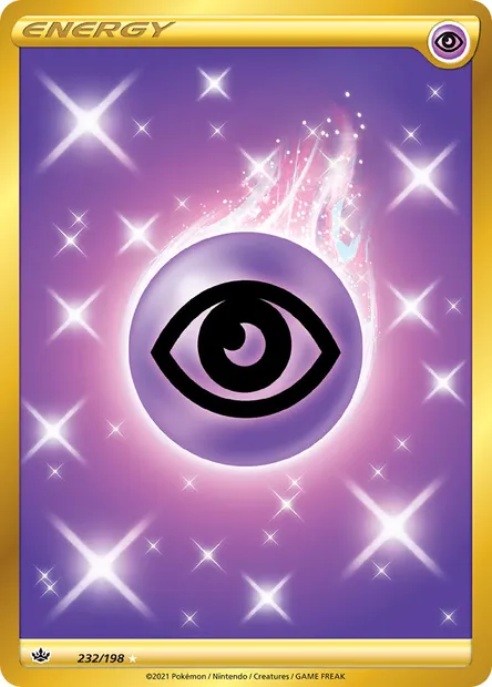 Psychic Energy, Pokémon card CRE 232 — Chilling Reign set