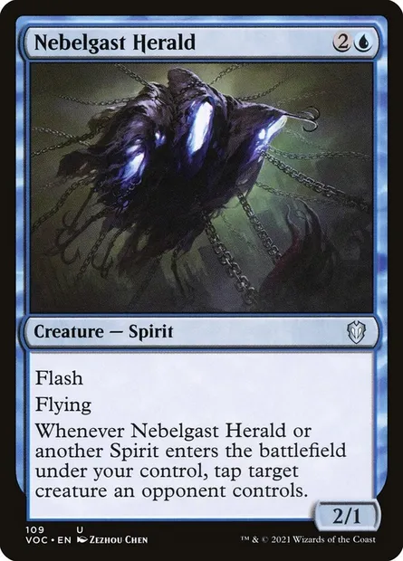 Nebelgast Herald, Magic card VOC 109 — Crimson Vow Commander set