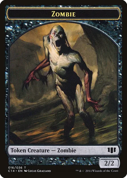 Zombie, Magic card TC14 16 — Commander 2014 Tokens set