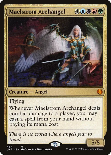 Archange du Maelstrom, carte Magic JMP 454 — extension Jumpstart