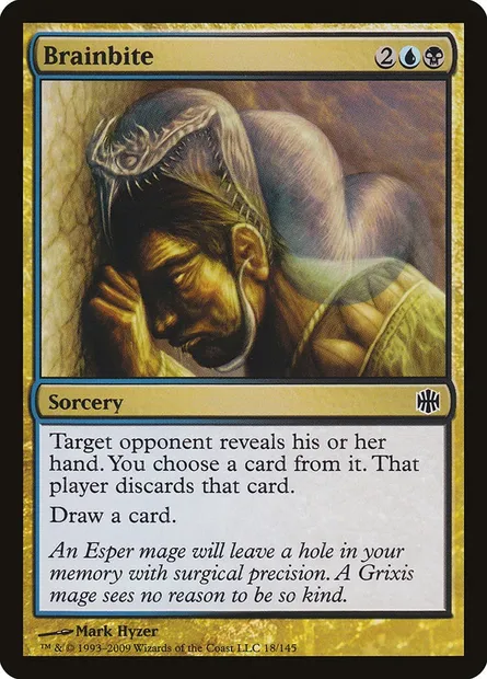 Brainbite, Magic card ARB 18 — Alara Reborn set