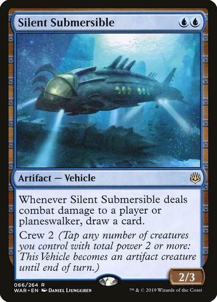 Silent Submersible, Magic card WAR 66 — War of the Spark set