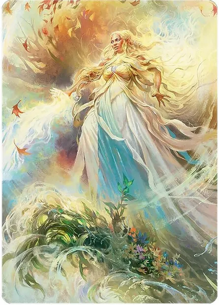 Galadriel, Light of Valinor // Galadriel, Light of Valinor, Magic card ALTC 8 — Tales of Middle-earth Scene Box set