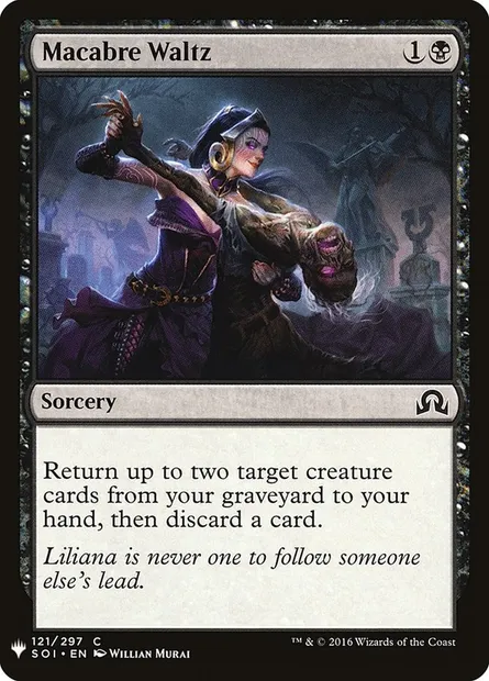Valse macabre, carte Magic PLST SOI-121 — extension The List