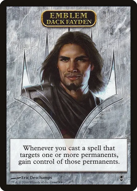 Dack Fayden Emblem, Magic card TCNS 9 — Conspiracy Tokens set