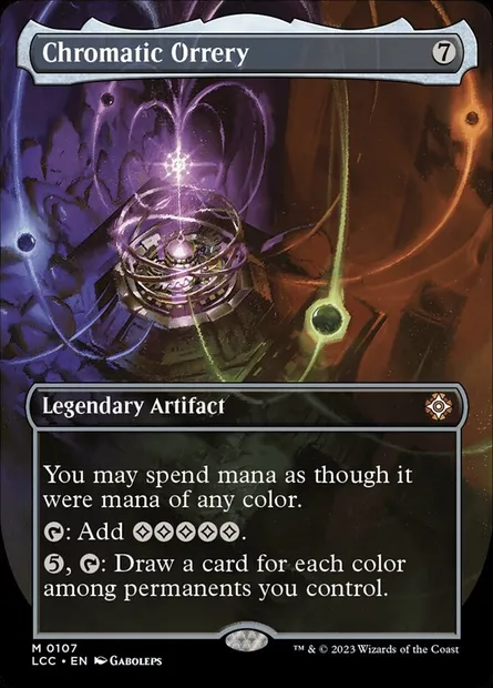 Chromatic Orrery, Magic card LCC 107 — The Lost Caverns of Ixalan Commander set