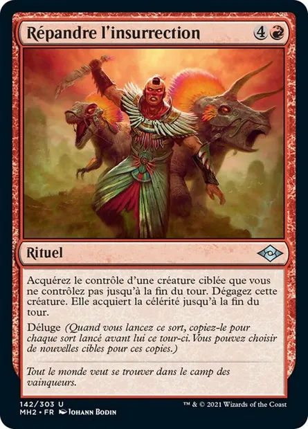 Répandre l'insurrection, carte Magic MH2 142 — extension Horizons du Modern 2