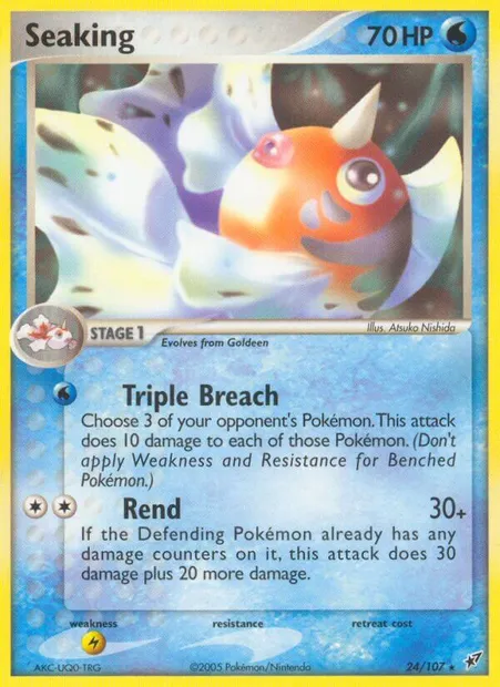 Seaking, Pokémon card DX 24 — Deoxys set