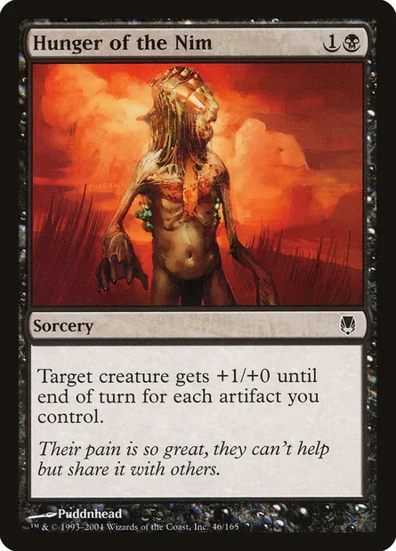 Faim des nims, carte Magic DST 46 — extension Sombracier