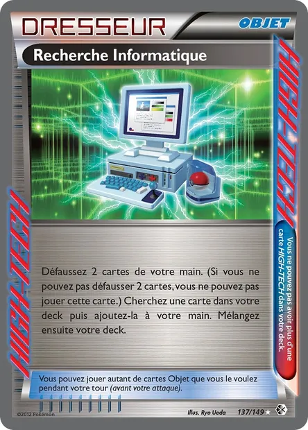 Recherche Informatique, carte Pokémon BCR 137 — extension Frontières Franchies