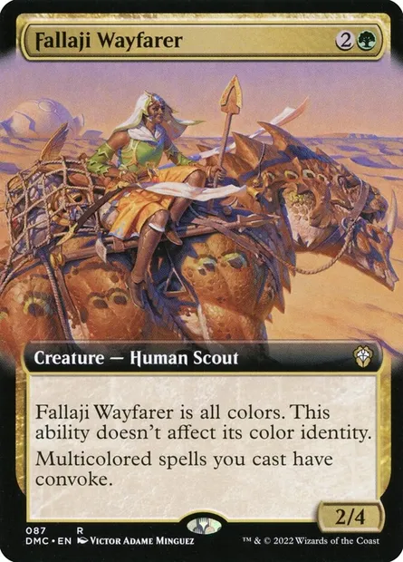 Fallaji Wayfarer, Magic card DMC 87 — Dominaria United Commander set