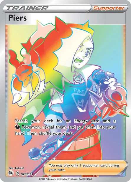 Piers, Pokémon card CPA 78 — Champion's Path set