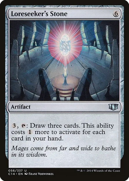 Loreseeker's Stone, Magic card C14 56 — Commander 2014 set