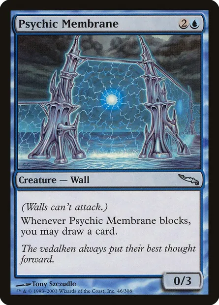Membrane psychique, carte Magic MRD 46 — extension Mirrodin