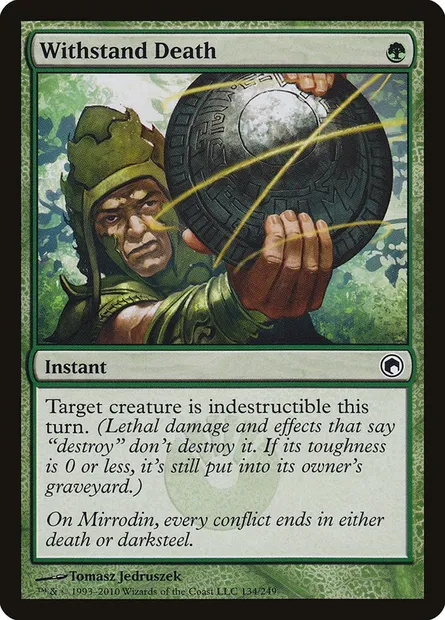 Withstand Death, Magic card SOM 134 — Scars of Mirrodin set