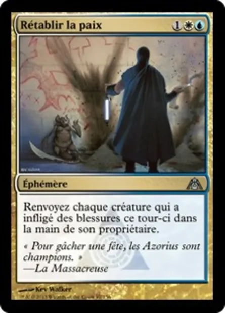 Rétablir la paix, carte Magic DGM 97 — extension Le labyrinthe du dragon