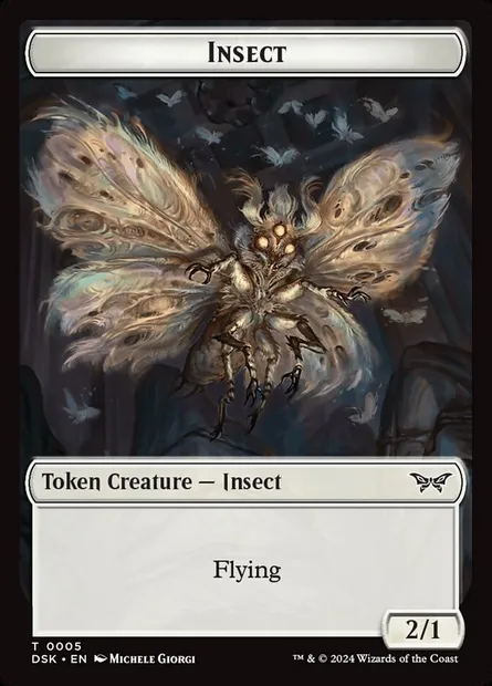 Insect, Magic card TDSK 5 — Duskmourn: House of Horror Tokens set