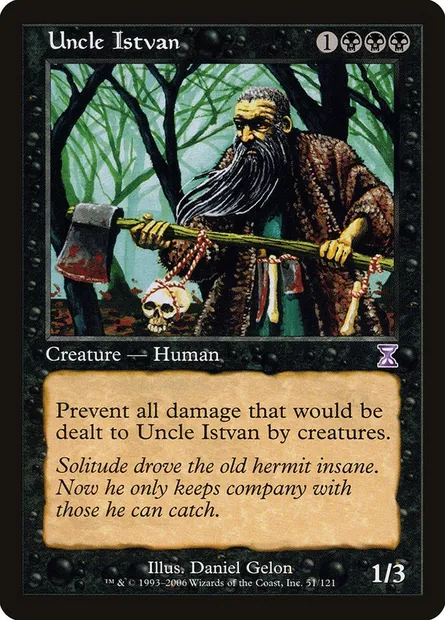 Uncle Istvan, Magic card TSB 51 — Time Spiral Timeshifted set