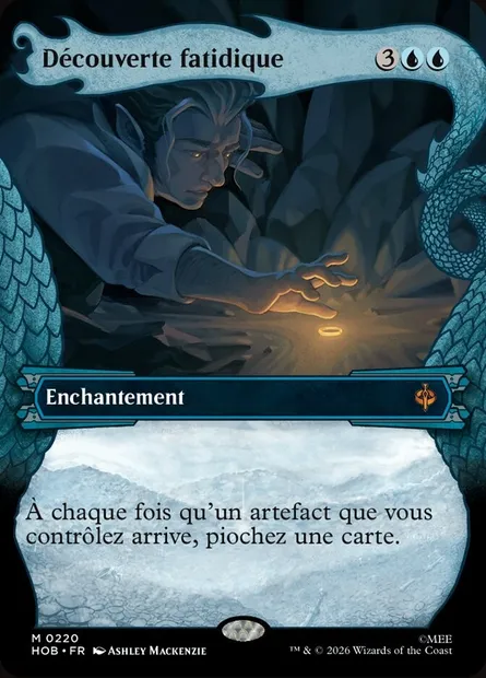 Découverte fatidique, carte Magic HOB 220 — extension The Hobbit
